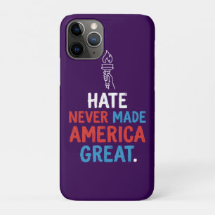 憎しみはアメリカを偉大にしたことはない 愛国的な声明 iPhone 11 PROケース