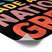 憎しみは国のアンチを切り株に素晴らししない ポスター (角)