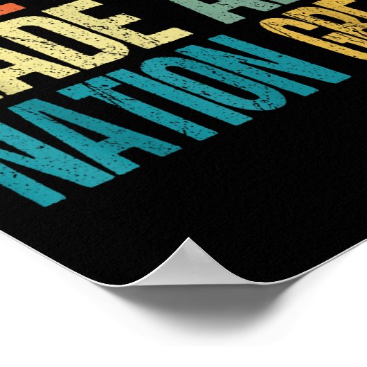 憎しみは国のアンチトランプ素晴らし2025 ポスター (角)