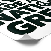 憎しみは国を作らない素晴らしアンチ – トランプ_1 ポスター (角)