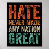 憎しみは国を潰し素晴らしたおもしろいこと無し ポスター (正面)