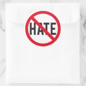 憎しみも禁酒符号もない ラウンドシール (バッグ)