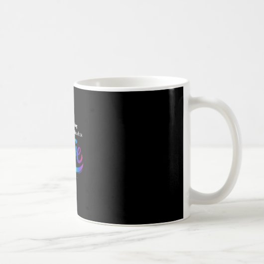 憎しみよりも強い唯一のものは愛だ T-s コーヒーマグカップ (右)