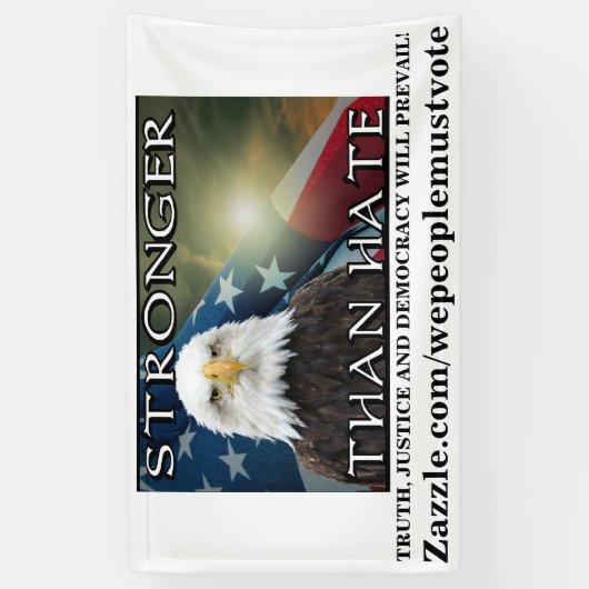 憎しみより強い 横断幕 (縦)