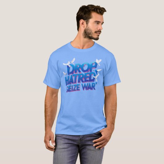 憎しみを捨て、内なる闘争を掴め Tシャツ (正面フル)