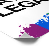 憎しみを法的に認めない ポスター (角)