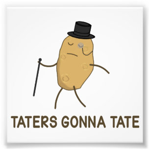 憎むことを行っているTateに行く嫌悪症およびTaters フォトプリント