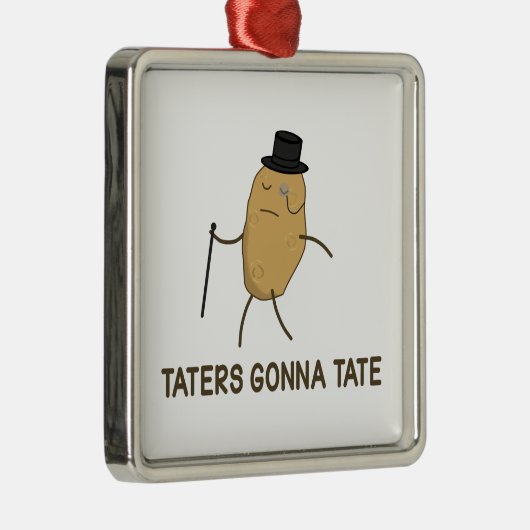 憎むことを行っているTateに行く嫌悪症およびTaters メタルオーナメント (右)