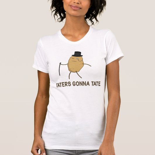 憎むことを行っているTateに行く嫌悪症およびTaters Tシャツ (正面)