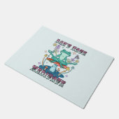 「憎むなめい想」 | Peace Frog & フローラ ドアマット (アングル)