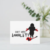 憎むな！全滅させる ポストカード (スタンド正面)