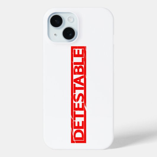 憎むべき切手 Case-Mate iPhoneケース (裏面)