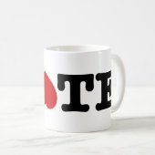 憎む コーヒーマグカップ (正面右)