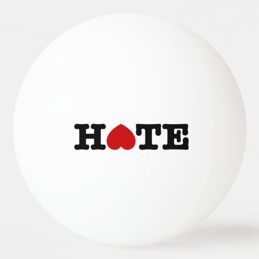 憎む 卓球ボール (裏面)