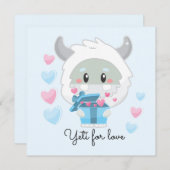 憎らしい雪だるまイエティforラブカード (正面/裏面)