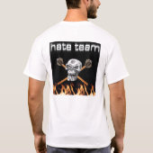 憎悪のチームTシャツ Tシャツ (裏面)