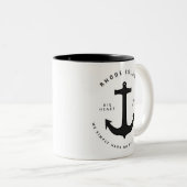 憎悪のマグのための部屋無し ツートーンマグカップ (正面右)