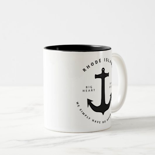 憎悪のマグのための部屋無し ツートーンマグカップ (正面右)