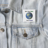 憎悪の人種の平等ボタン無し 缶バッジ (インサイチュ)