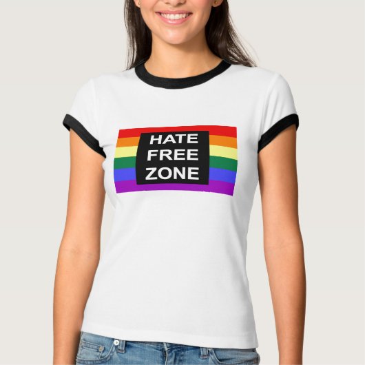 憎悪の自由地帯のTシャツ Tシャツ (正面)