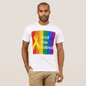 憎悪を終えて下さい Tシャツ (正面フル)