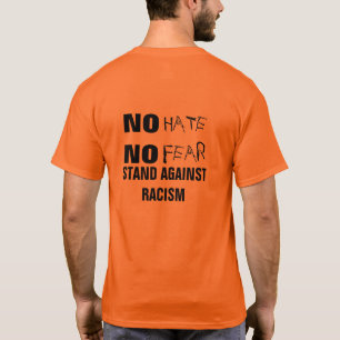 憎悪無し人種的優越感の認識度に対する恐れの立場無し Tシャツ