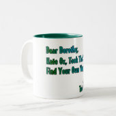 憎悪oz ツートーンマグカップ (正面左)