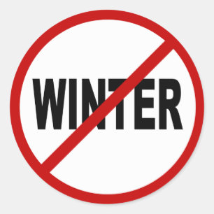 憎悪Winter/Noの冬によって許可される印の声明 ラウンドシール