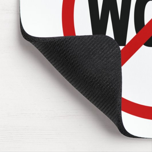 憎悪Work/Noの仕事によって許可される印の声明 マウスパッド (コーナー)