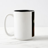 憐れみのイエス コーヒーマグ ツートーンマグカップ (左)