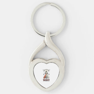 憐れみのイエス 私はあなたのことを信頼します ヴィンテージTシャツ デ キーホルダー