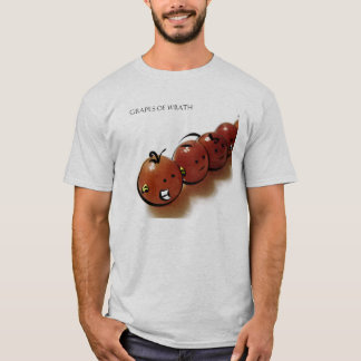 憤りのブドウ Tシャツ