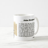 憤りの引用文のブドウ コーヒーマグカップ (正面右)