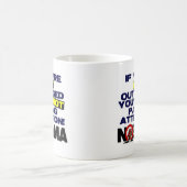 憤慨させるか。 コーヒーマグカップ (中央)