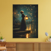 憧れの提灯 キャンバスプリント (インサイチュ (リビング))