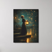 憧れの提灯 キャンバスプリント (正面)