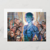 憧れ絵を描のはがき ポストカード (正面/裏面)