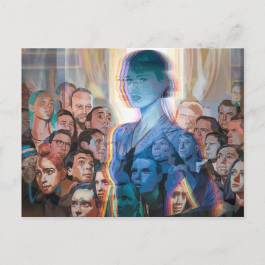 憧れ絵を描のはがき ポストカード (正面)