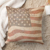 憲法と米国国旗の愛国心 クッション (ブランケット)