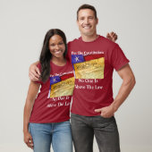 憲法によると法律の適用を受ける者は無い Tシャツ (ユニセックス)