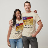 憲法によると誰も法を犯さない Tシャツ (ユニセックス)