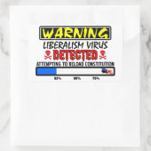 憲法のリロードを試みる！ 長方形シール (バッグ)