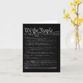 憲法の前文わが国民 カード (黄色い花)