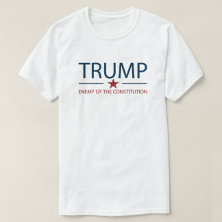 憲法の敵を倒す |アンチトランプL Tシャツ