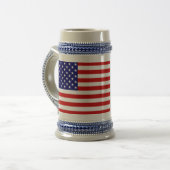 憲法の旗のマグの序文 ビールジョッキ (正面左)