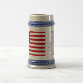 憲法の旗のマグの序文 ビールジョッキ (中央)