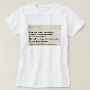 憲法の破壊及び破棄 Tシャツ