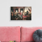 憲法の署名 キャンバスプリント (インサイチュ (リビング))