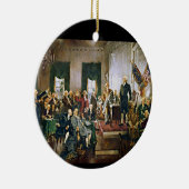 憲法の署名 セラミックオーナメント (右)