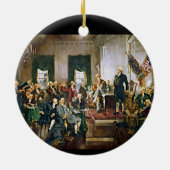 憲法の署名 セラミックオーナメント (裏面)